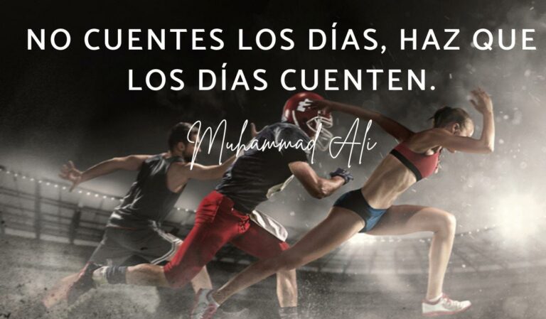 Frases motivadoras de deportes cortas y bonitas